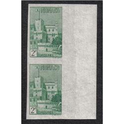 #169B MONACO XF-NH IMPERF PAIR YVERT #277