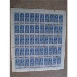 #FEG10 XF-NH FULL SHEET 50 WITH PLATE No3