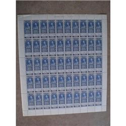 #FEG8 XF-NH FULL SHEET 50 WITH PLATE No4