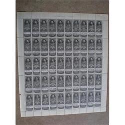 #FWM64 XF-NH FULL SHEET 50 WITH PLATE No8