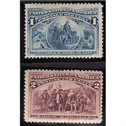 USA #230-231 MINT LH