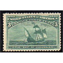 USA #232 MINT-H COLUMBIAN ISSUE