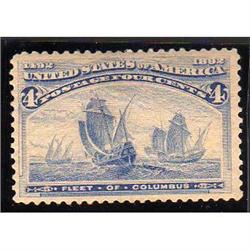 USA #233 VF-LH COLUMBIAN ISSUE