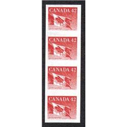 #1394 XF-NH IMPERF STRIP OF 4