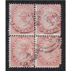 #14 RARE USED BLOCK OF 4
