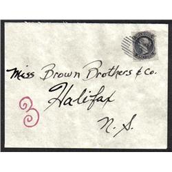 8 RARE BNA FORGED COVERS 6x PEI, 1x NB & 1x NS