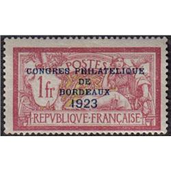 France #197 MINT LH OVERPRINTED CONGRE PHILATELIQUE DE BORDEAUX 1923