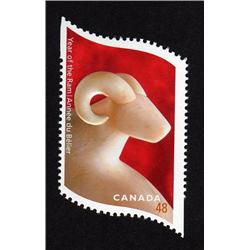 #1969i XF-NH *GOLD CHINESE INSCRIPTION OMITTED VARIETY