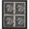 Image 1 : #34b USED BLOCK OF 4 WITH TWO IMPERF HORIZ. PAIR
