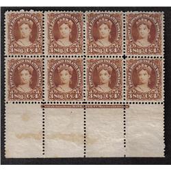 PRINCE EDWARD ISLAND #10 VF-NG LOWER BLOCK INSCRIPTION