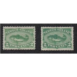 NEWFOUNDLAND #46 + 46i XF-LH SELECT