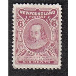 NEWFOUNDLAND #92 XF-LH SELECT *INVERTED (Z)*