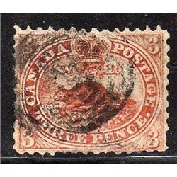 Canada #12 VF-USED BEAVER C$1500,00
