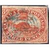 Image 1 : #4iv F-VF GREEN CANCEL IMPERF BEAVER C$300,00
