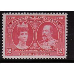 #98 XF-NH SELECT QUEBEC TERCENTENARY ISSUE