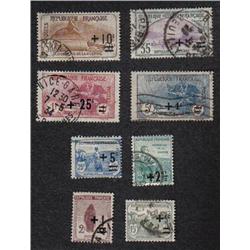 France #B12 to B19 Used select