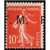 Image 1 : FRANCE #M5 VF-LH *SHIFTED OVERPRINT (F.M.) VARIETY*