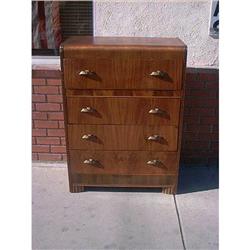 Art Deco Waterfall Front Dresser #1447618