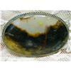 Image 1 :  Victorian Moss Agate Oval BROOCH #1447651