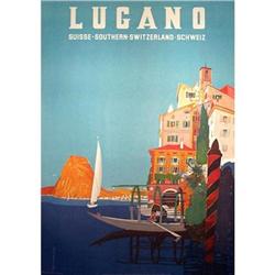 Lugano Travel Poster c: 1950 #1447748