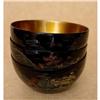 Image 1 : Japanese Black and Gold Bowls (set of three) #1448018