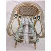 Rare French Rattan Arm Chair #1448021