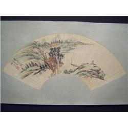 fine Chinese Fan Painting #1448296