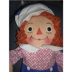 24" Georgene Raggedy Andy Metal Eyes 1947 #1468889