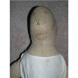 22" Primitive Rag Doll Ink Features   #1468908