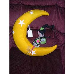 17" Annalee Witch Mouse in Moon 1981 #1468913