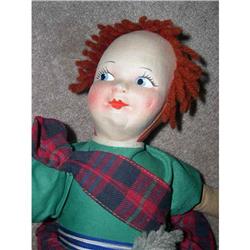 Scotch Cloth Mollye Doll tagged #1468934