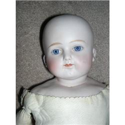 Antique German Bisque closed mouth solid dome #1468939