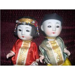 6" Japanese Bisque Pair W/ Sleep Eyes #1468981