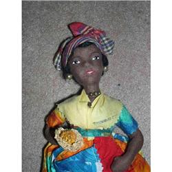 11" Black Trinidad, W. I. Cloth Doll #1469039