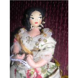 9" Cloth Dancer Lady with Painted Features #1469040