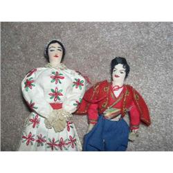 5" International Cloth Doll Pair #1469116