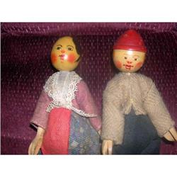 Wooden Pair Dolls Very Neat #1469142