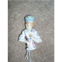 3" German China Half  Doll  Marked 172?pink #1469152