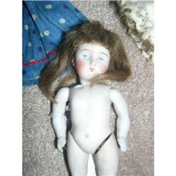 5.5"  German Bisque Doll All Jointed 1900's #1469157