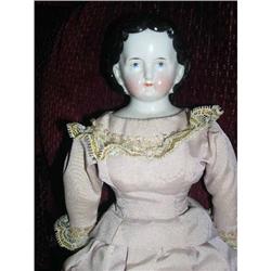 14" Exposed Ears Sloped Shouder China Doll With#1469159