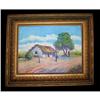 Image 1 : Painting Oil representing a house #1469290