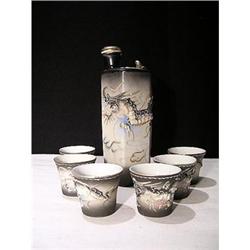Rice Liquor Set from Japan for 6 #1469367