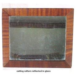 Antique Shaving Mirror in Mahogany Ogee Frame #1469384