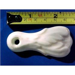 Antique Ceramic Bennington Rare Keyhole Cover #1469389