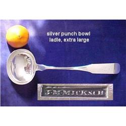 American Federal Antique Silver Lge Punch Ladle#1469390