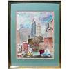 Image 1 : Landscape Painting Skyscrapers NYC Midtown #1469392