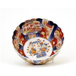 Old Japanese Imari Flower & Phoenix Bowl #1469404
