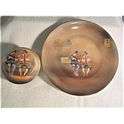 Royal Bayreuth Cavalier Musicians Plate #1469489