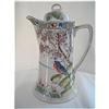 Image 1 : Hand Painted Bird Porcelain Chocolate Pot #1469496