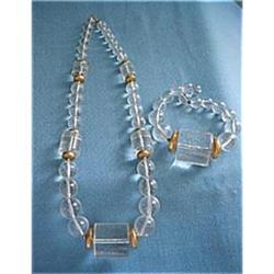 Lucite Beads and Chunks Jewelry Set #1469511